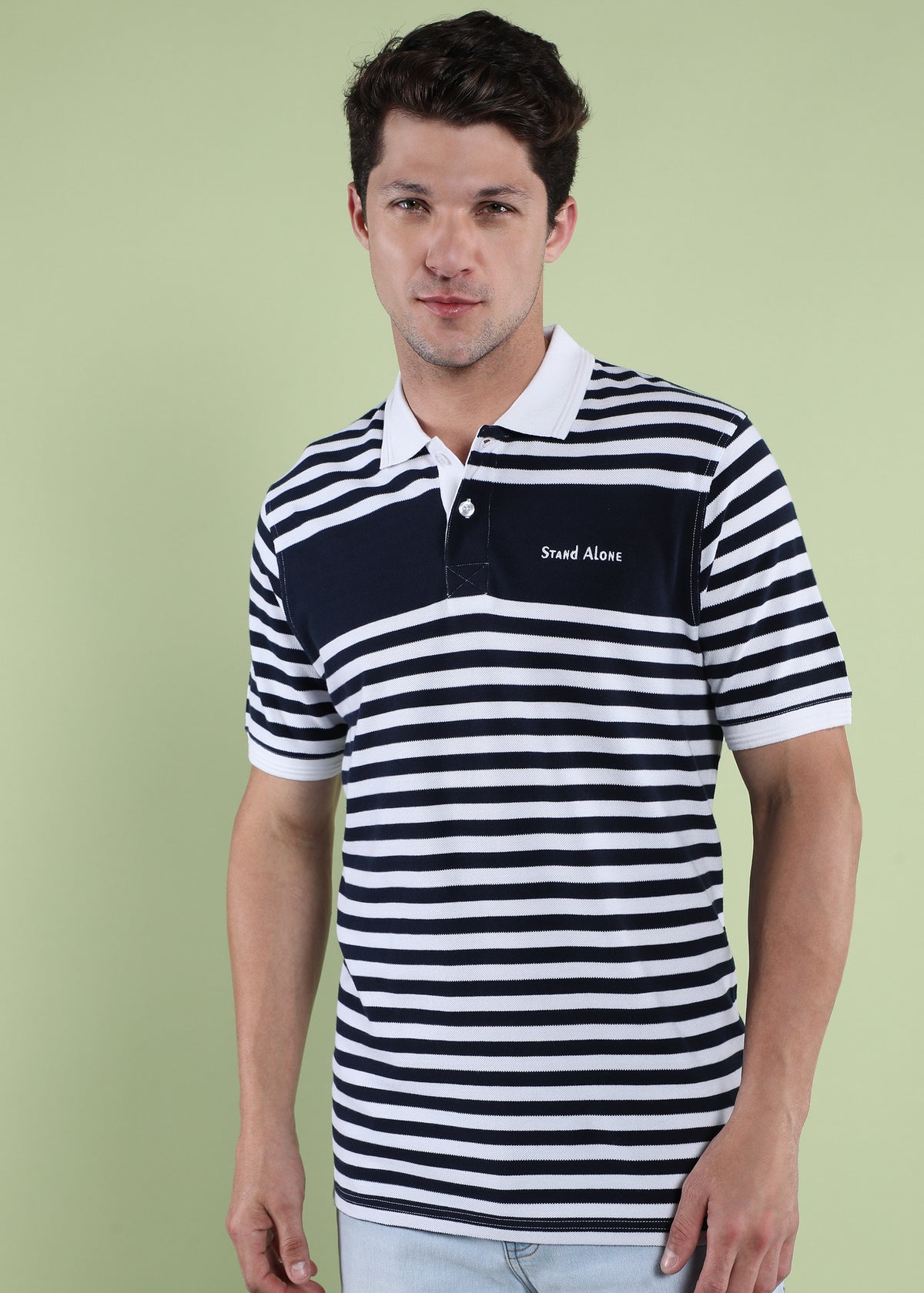 Striped Polo