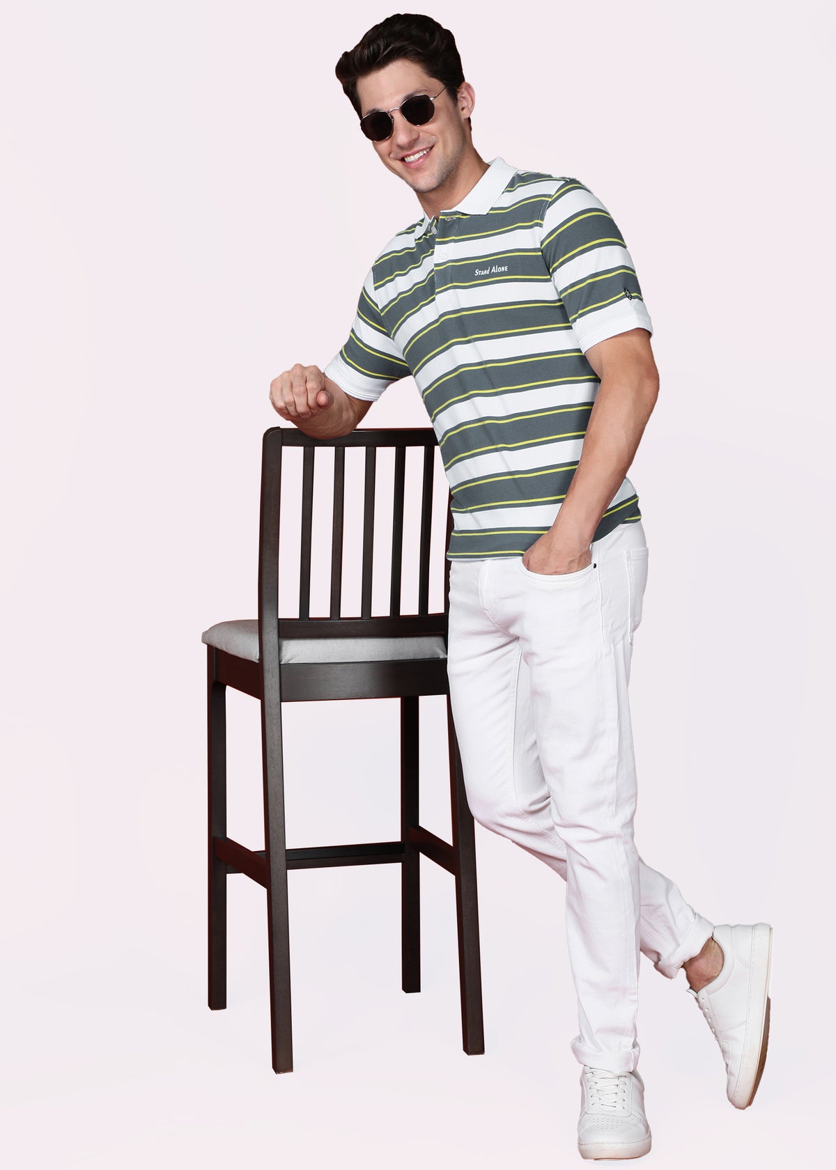 Striped Polo
