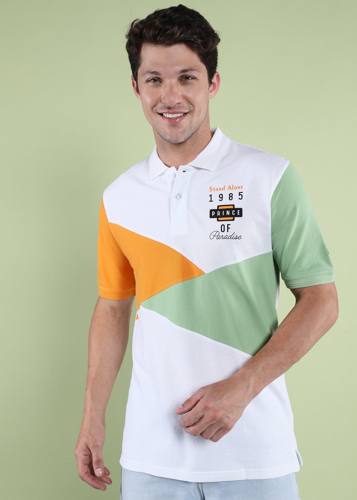 Colorblock Polo