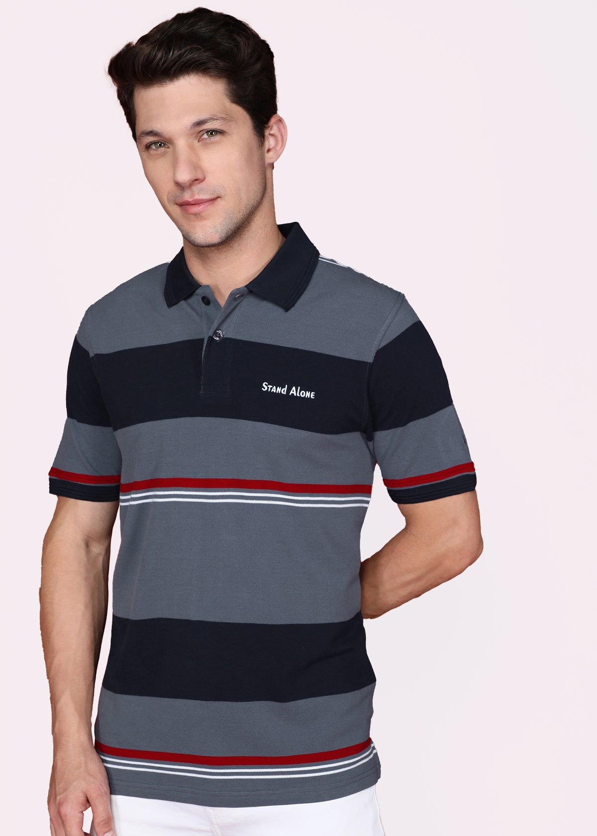 Striped Polo