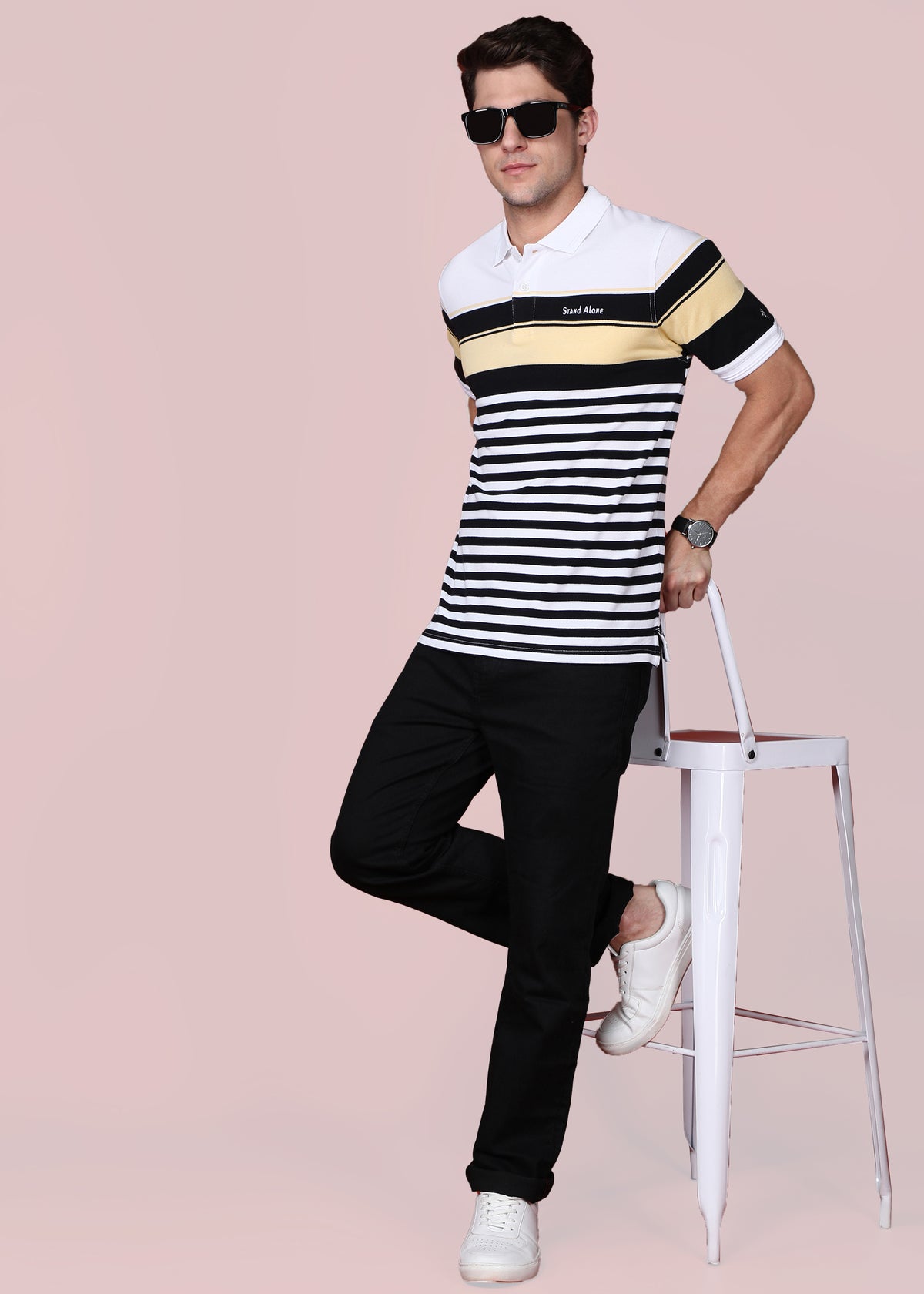 Striped Polo - Regular Fit