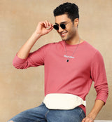 Textured Solid Sweatshirt