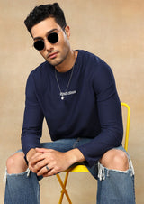 Textured Solid Sweatshirt