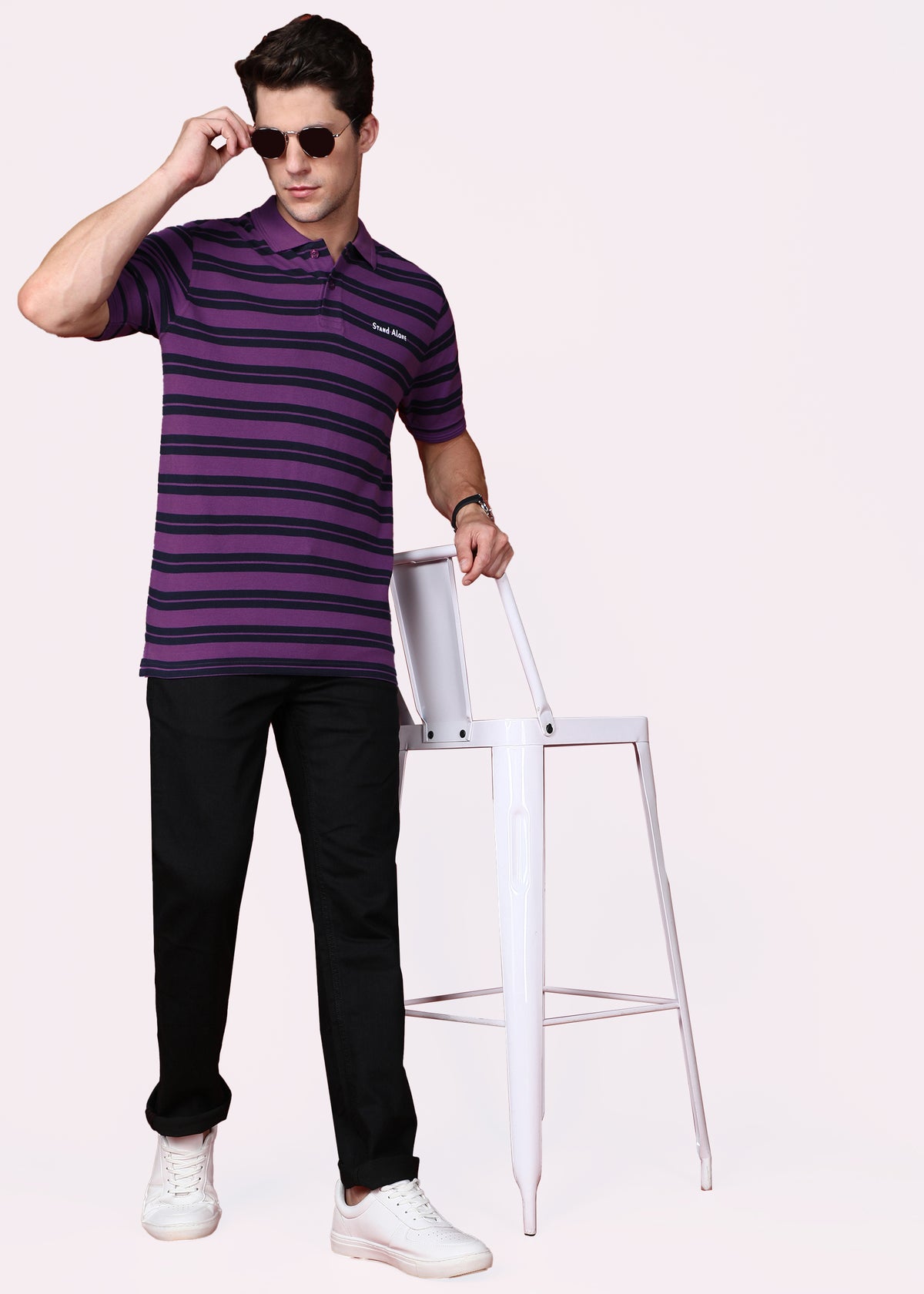 Striped Polo