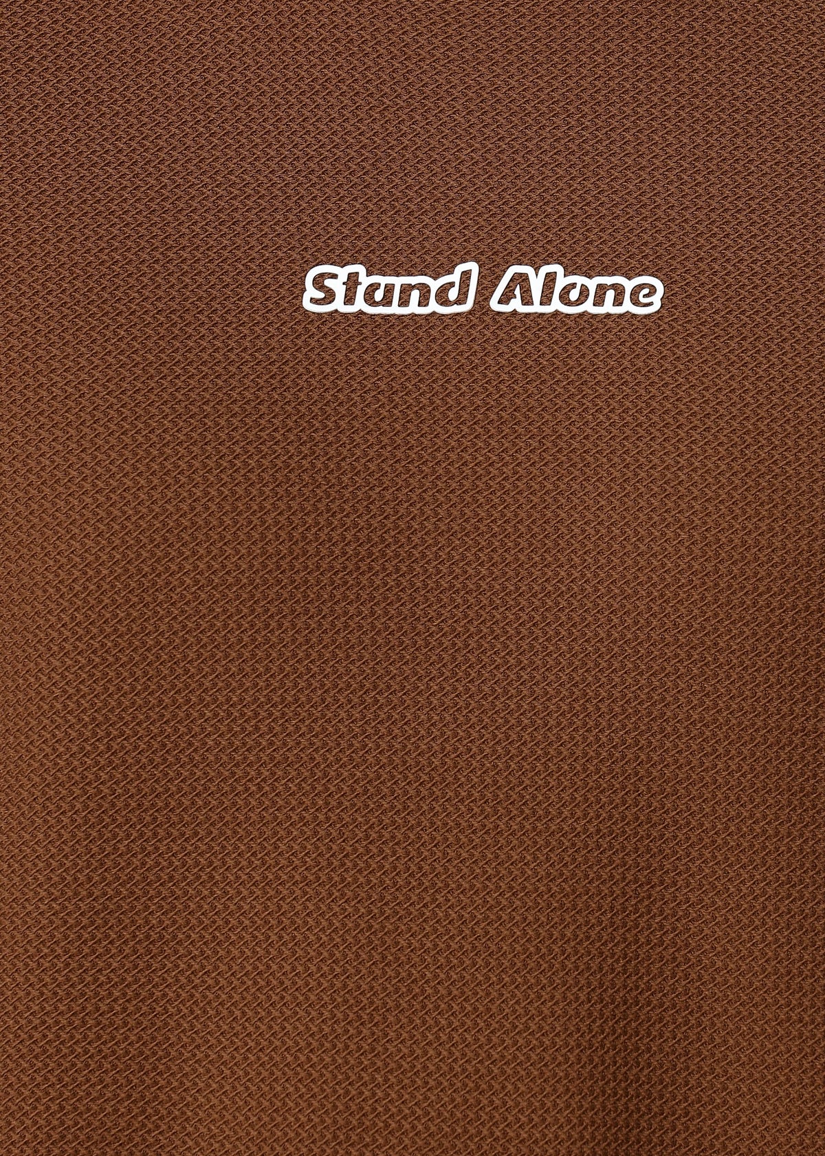 Textured Solid Sweatshirt