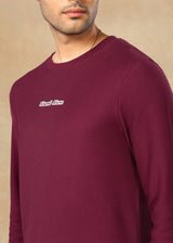 Textured Solid Sweatshirt